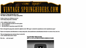 What Vintagespringriders.com website looked like in 2019 (4 years ago)