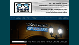 What Viewpointoptometry.com website looked like in 2019 (4 years ago)