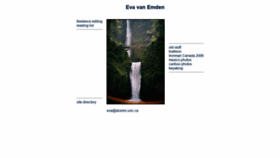 What Vanemden.com website looked like in 2019 (4 years ago)