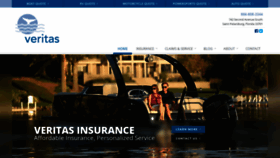 What Veritasinsurance.com website looked like in 2019 (4 years ago)