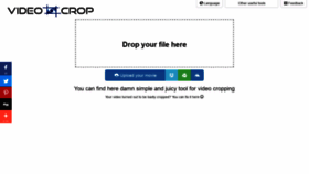 What Video-crop.com website looked like in 2019 (4 years ago)