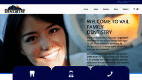 What Vailfamilydentistry.com website looked like in 2019 (4 years ago)