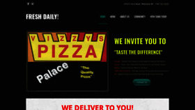 What Vizzyspizza.com website looked like in 2019 (4 years ago)