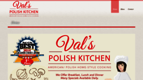 What Valspolishkitchen.com website looked like in 2019 (4 years ago)