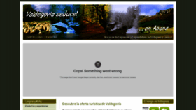 What Valdegovia.org website looked like in 2019 (4 years ago)