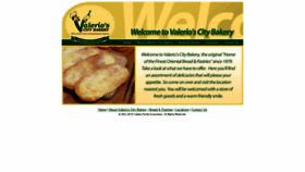 What Valeriosbakery.com website looked like in 2019 (4 years ago)