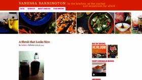 What Vanessabarrington.com website looked like in 2019 (4 years ago)