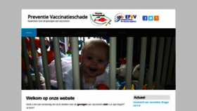 What Vaccinatieschade.be website looked like in 2019 (4 years ago)