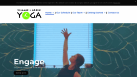 What Villagegreenyoga.com website looked like in 2019 (4 years ago)