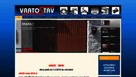 What Vratostav.cz website looked like in 2019 (4 years ago)