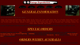 What Vintageandclassicreproductions.com website looked like in 2019 (4 years ago)