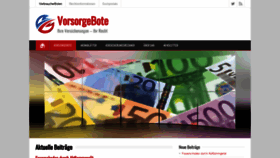 What Vorsorgebote.de website looked like in 2019 (4 years ago)