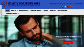 What Vitalityhealthnewyork.com website looked like in 2019 (4 years ago)