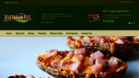 What Vegetarian-plus.com website looked like in 2019 (4 years ago)