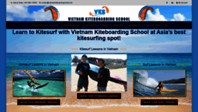 What Vietnamkiteboardingschool.com website looked like in 2019 (4 years ago)