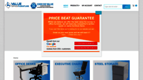 What Valueofficefurniture.com.au website looked like in 2019 (4 years ago)