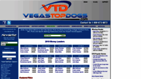What Vegastopdogs.com website looked like in 2019 (4 years ago)