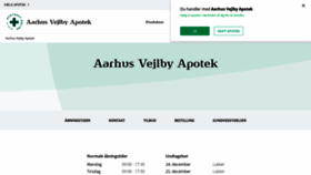 What Vejlbyapotek.dk website looked like in 2019 (4 years ago)