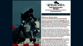 What Venturefarmmaine.com website looked like in 2019 (6 years ago)