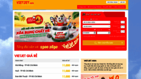 What Vietjet.asia website looked like in 2019 (4 years ago)