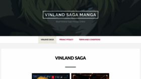 What Vinlandsaga.org website looked like in 2019 (4 years ago)