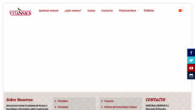 What Vitasnacks.es website looked like in 2019 (4 years ago)