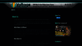 What Voltagevideogames.com website looked like in 2019 (4 years ago)