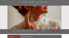 What Vivianfeilerdesigns.com website looked like in 2019 (4 years ago)