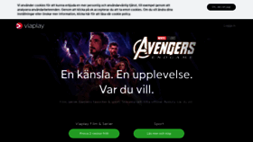 What Viaplay.tv website looked like in 2019 (6 years ago)