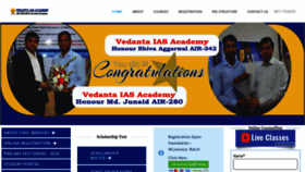 What Vedantaiasacademy.co.in website looked like in 2019 (4 years ago)