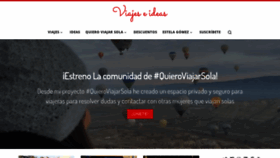 What Viajeseideas.com website looked like in 2019 (4 years ago)