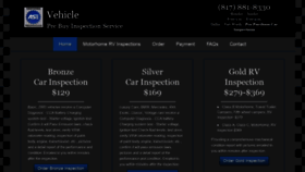 What Vehicleprebuyinspectionservice.com website looked like in 2019 (4 years ago)