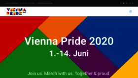 What Viennapride.at website looked like in 2019 (4 years ago)