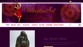 What Voluptuart.com website looked like in 2019 (4 years ago)