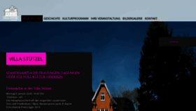 What Villa-stuetzel.de website looked like in 2019 (4 years ago)