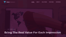 What Valueimpression.com website looked like in 2019 (4 years ago)