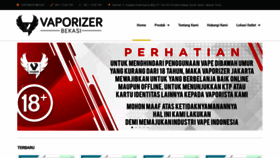 What Vaporizerbekasi.com website looked like in 2019 (4 years ago)