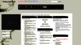 What Velospace.org website looked like in 2019 (5 years ago)