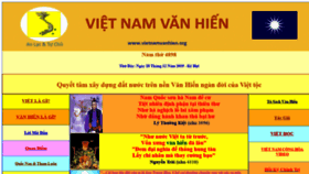 What Vietnamvanhien.org website looked like in 2019 (4 years ago)