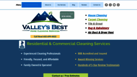 What Valleysbestcleaners.com website looked like in 2019 (4 years ago)