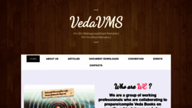 What Vedavms.in website looked like in 2019 (4 years ago)