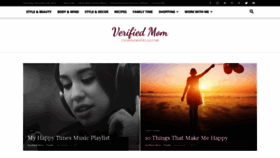 What Verifiedmom.com website looked like in 2019 (4 years ago)