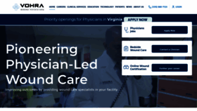 What Vohrawoundcare.com website looked like in 2019 (4 years ago)