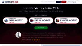 What Victorylottoclub.com website looked like in 2019 (4 years ago)