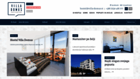 What Villa-domus.si website looked like in 2019 (4 years ago)