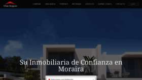What Villasbuigues.es website looked like in 2019 (4 years ago)