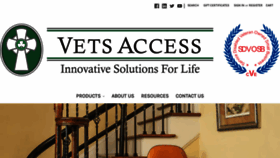 What Vetsaccessllc.com website looked like in 2019 (4 years ago)