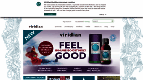 What Viridian-nutrition.com website looked like in 2020 (4 years ago)