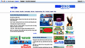 What Vietlinh.vn website looked like in 2020 (4 years ago)