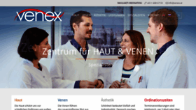 What Venex.at website looked like in 2020 (4 years ago)